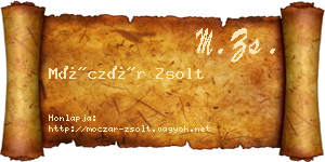 Móczár Zsolt névjegykártya